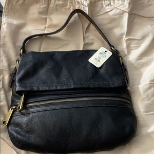 Black Fosssil hand bag